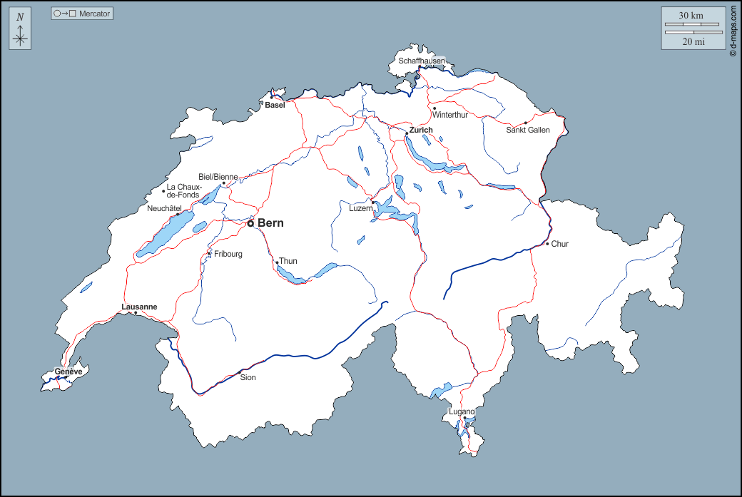 Carte des zones d'installation de générateurs de brouillard FogZone® en Suisse – Genève, Vaud, Valais, Neuchâtel